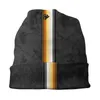 Berretti Distressed Gay Bear Pride Flag Stripe Berretti Berretti Uomo Donna Streetwear Inverno Caldo Cappello lavorato a maglia Adulto LGBT GLBT Cappellino per lesbiche