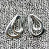 Boucles d'oreilles à tige haute qualité espagne exquise mode 925 argent couleur activité Simple bijoux cadeaux Fit Unode50