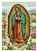 Hanger Kettingen Rozenkrans Ketting Maagd Maria Kruisbeeld Muur Kruis Jezus Hout Guadalupe Religieuze Gift Voor Mama En Papa