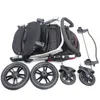 Przewoźnicy wózek składany pies duży kreatywny pies podróżujący wózek z noszeniem pies pieszo/zakupy wózek moda siedziska 71*45*58 cm