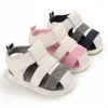 Eerste wandelaars zomer mode baby sandalen geboren baby wandelschoenen casual zachte zool antislip ademend voor jongens meisjes pre