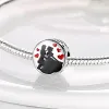 925 Sterling Silver dla pandora charms autentyczny koralik blokada miłości nieskończoność na zawsze serce para zestaw charmsów wisiorek