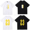 デザイナーファッション衣料ティーTESIHRTSシャツ夏の新しいトレンディトラプスター番号23印刷された手紙Tシャツメンズ汎用綿スポーツ短袖ロックヒップホップコット