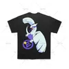 Men's T-Shirts Summer cotton American cartoon dragon short sleeve T-shirt men's trend simple print loose all match Harajuku style T-shirt 230617