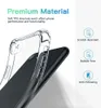 Case TPU morbida cristallina a prova di shock per iPhone 14 13 12 Pro xr xs xs max 8 6 7 plus copertina slim silicone support Samsung Note 20 S22