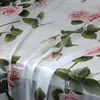 Tissu Rose rose imprimé numérique en mousseline de soie tissu écharpe doux mince vêtements tissus pour robe chemise Patchwork couture bricolage vêtement couture