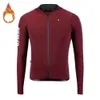 Camisas de ciclismo Tops Biehler SYN Team Pro Manga Longa Camisa de Ciclismo Homens Winter Fleece Bicicleta Roupas Esportivas Roupa Quente 230617