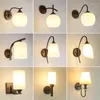 Wall Lamps E27 Lamp Simple And Creative Bedroom Bedside Crystal Lights Sconce Light Gold/Sliver For Home Ligting