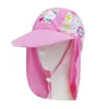 Cuffie da nuoto Bambini Bambini Estate Protezione UV UPF 50 Spiaggia all'aperto Cappello da sole per bambini Ragazzo Ragazza Costume da bagno Cappuccio con patta Cappuccio regolabile Costumi da bagno 230617