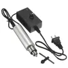 Boormachine US Plug DC 6V24V Mini Electric Hand Drill 385 DC Motor med JT0 Chuck Justerbar hastighet DIY -verktyg Hållbart