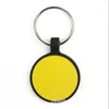 Round Dog Tags Keyring Food Grade Silicone Pet Tag DIY Cat And Dog ID Card Keychain