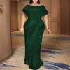 Robes robes formelles pour femmes 2022 plus taille maxi vert sexy