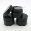 50 x 30g Lege Dark Amber Pet Huidverzorging Zalfpotje Met Plastic Deksels met Insert 1oz Cosmetische Container Fljnp