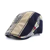 Berretti Uomo Berretto Cappello Patchwork sboy Berretto piatto regolabile in cotone cabbie per guida Caccia Pesca all'aperto 230617