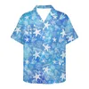 Heren Casual Shirts Cumagical Groothandel Design Heren Zomershirt Hawaii Beach Surfing Korte mouw Op maat bedrukt Hawaiiaans