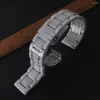 Horlogebanden Hoge Kwaliteit Horlogeband Keramiek Wit Met Zilver Goud Roségoud Horloges Accessoires 20mm 21mm 22mm 23mm 24mm Heren Dames Armbanden