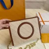Designer Beach Bags Woman Handväskor Straw Bag Designer Bag Crochet Tote Bag Luxury Handväska Purse Metal Gold Chain Letter Totes