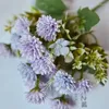 Decorative Flowers Artificial Lilac Flower Wedding Bouquets For Bride Purple Faux Vase Bridal Table Decoration