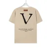 23SS Designer T-Shirt Top Herren T-Shirts Herrenmode Studio Letter Jacquard Paris Fashion T-Shirt Kurzarm Luxurys T-Shirts M-3XL
