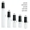 향수 병 100pcs/lot 2ml/3ml/5ml/10ml 리필 가능한 향수 병 빈 스프레이 병 hwnll