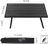 Meubles de camping Camping en plein air Table portable Pliable Mini pour les visites Plage Tente Pique-nique Barbecue Vaisselle Pliant Ordinateur Bureau Ultraléger 230617