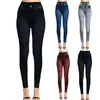 Leggings Femme Jeans Élastiques Denim Pour Femmes Collants Taille Plus Pantalon De Randonnée Tenues Pantalon De Yoga Hanche Pantalon Femme