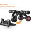 Core Abdominal Trainers No Noise 3 Wheels Roller Home Fitness Equipment Home Exercise Body Arm Cintura Ginásio AB Power Trainer 230617