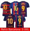 Puyol A.iniesta Xavi Fußballtrikot 2014 15 16 17 18 19 Retro Barca Home Vintage klassische Fußballtrikots