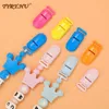 Baby Teethers Toys TYRY.HU 100Pcs/set Plastic Baby Pacifier Clips Holder Soother Pacifier Infant Dummy Clips Accessories For Pacifier Clip Diy 230617