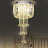 Chandeliers D50 H88cm Modern Round Rain Drop Raindrop K9 Crystal Chandelier Light Fixture For Dining Room Bathroom Bedroom Livingroom