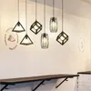 Pendant Lamps Modern Minimalist Restaurant Chandelier Creative Art Personality Dining Table Bedroom Study Bar Three Head LED