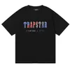 Designer Fashion Clothing Tees Tsihrts Chemises Trapstar Multicolore Lettre Imprimer Manches Courtes High Street Marque De Mode Coton Casual Loose Fit Hommes Femmes Round Nec