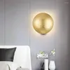 Wall Lamps Postmodern Light Luxury Lamp Creative Aisle Solar Eclipse Living Room Background Nordic Bedroom Bedside