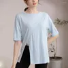 Actieve Shirts Sport Tops Vrouwen Losse Sneldrogende Korte Mouw Yoga Gym Tank Running Workout Ademende Top Vrouwelijke Fitness Kleding