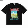 Herren-T-Shirts 2023 Designer-Shirt Sommer-Herren-T-Shirt Damen Rhude Designer für Männer Tops Buchstaben-Poloshirts Stickerei-T-Shirts Kleidung Kurzarm-T-Shirt Großes Poloshirt