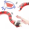 Jouets pour chats EN Jouets pour chats automatiques Interactive Smart Sensing Snake Tease Jouets pour chats Accessoires pour animaux de compagnie rechargeables USB drôles pour chats Do 230617