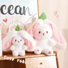 Almofada de coelho Almofada almofada kawaii Seat office Office Office Backrest Pillow Fruit Fruit Bunny Pillow Pillow Rabbit Plush Toy