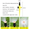 Watering Equipments 360°Rotary Automatic Sprinkler Adjustable Rocker Impact Garden Agricult Nozzle Lawn Irrigation Tool
