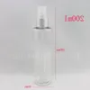 Frasco de perfume de spray fino de alumínio 200ml X 30 para cuidados pessoais, frasco de perfumes recarregáveis de plástico transparente vazio atacado Xwhtr