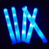 Novelty Games 30st/ Lot LED Tube Stick Glow Foam Sticks Neon Bar Light For Man Women Cheering Music Bar Party Decoration 230617