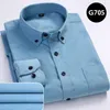 Chemises décontractées pour hommes Vintage velours côtelé chemise à manches longues hommes printemps automne veste grande taille hommes Corée Style luxe Designer vêtements affaires