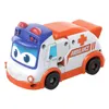 Transformation Toys Robots 6 I 1 ABS GGBOND GOGO BUS Transformation Car Toy Action Figurer Ambulans/Police/Fireman Slide Toys for Kids Gift 230617