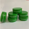 30ml Green Emtpy Tin Box Tea Cans Aluminum Candle Cream Jars Cosmetics Container New Year Gift Packaging 50pcsgoods Xfrca