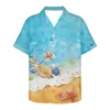 Camisas casuales para hombres Cumagical Beach For Men 2023 Manga corta Ajuste universal Aloha Tropical Ampliamente utilizado Botón suave hacia abajo