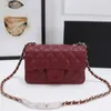 Bolsas Crossbody Sacos de Corrente Saco de Canal de Luxo Genuíno Couro Moda Bolsa de Ombro Flap Bag Alta Qualidade A Sacola Designer Mulheres Bolsas Caviar Pele Mini Bolsa