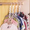 Magiska klädhängare 3D Space Saving Clothing Racks Closet Organizer med Hook