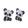 Baby tänder leksaker 10pc panda silikon baby teether bpa gratis född tänder halsband napp kedja kedja tillbehör gnagare mat klass hänge leksak diy 230617