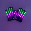 Novel Games Rave Party Dancing Gloves Decor Glowing Colorful Changeable LED -handskar med neonljus som blinkar 230617