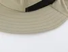 Breda randhattar Bucket Connectyle Men's Mesh Flap Justerbar Summer Sun Protection Hat UPF50 Lätt andningsfulla utomhusfiske CAP 230619