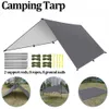 Tents and Shelters Camping Tarp Waterproof Portable Multifunctional Outdoor Traveling Awning Backpacking Shelter Rain 230617